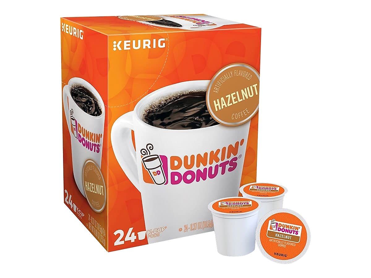 Amazon.com: Dunkin' Donuts 2518071 Hazelnut Coffee K-Cup Pods